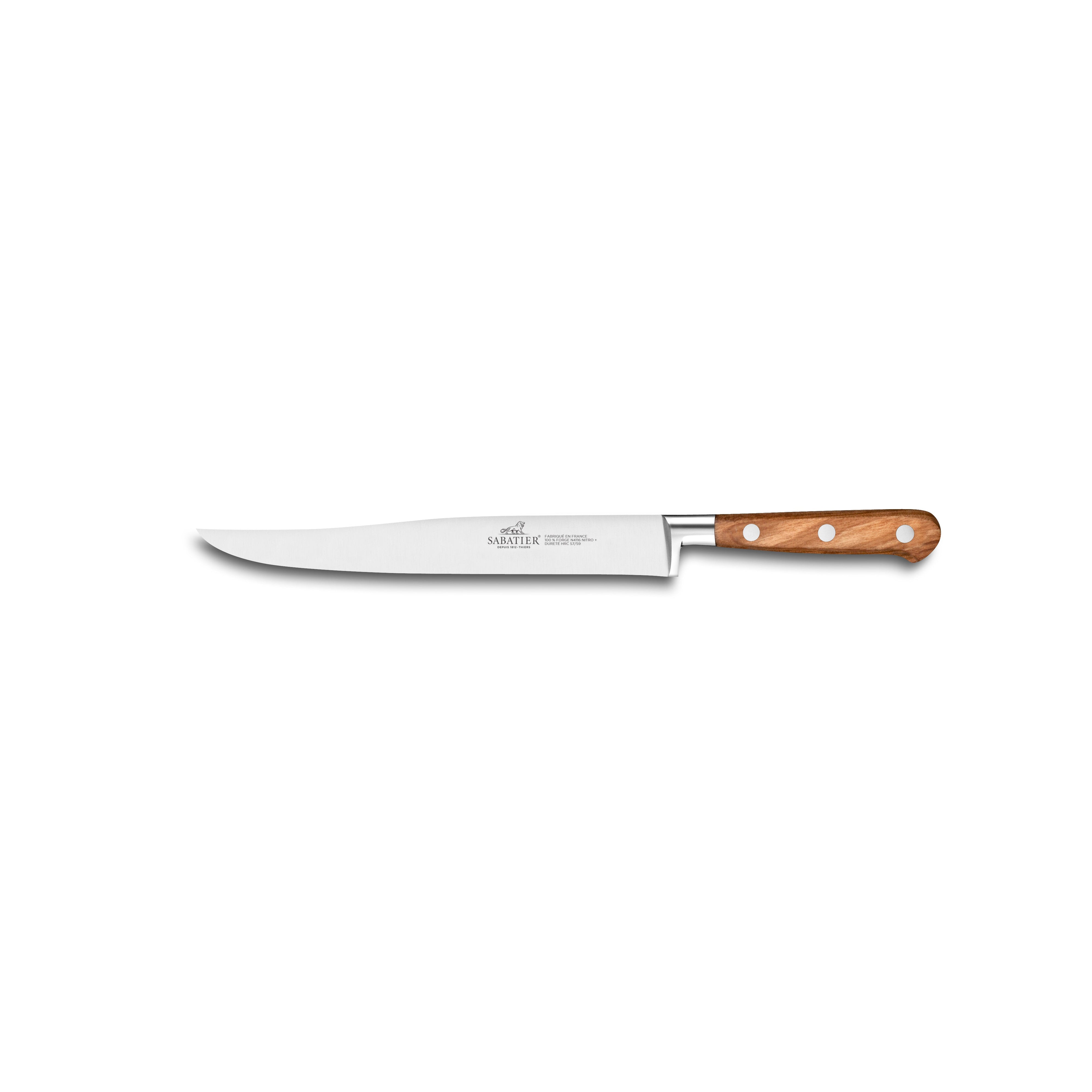 Lion Sabatier 20cm Yatagan Carving Knife - Provencao Olivewood by Lion Sabatier