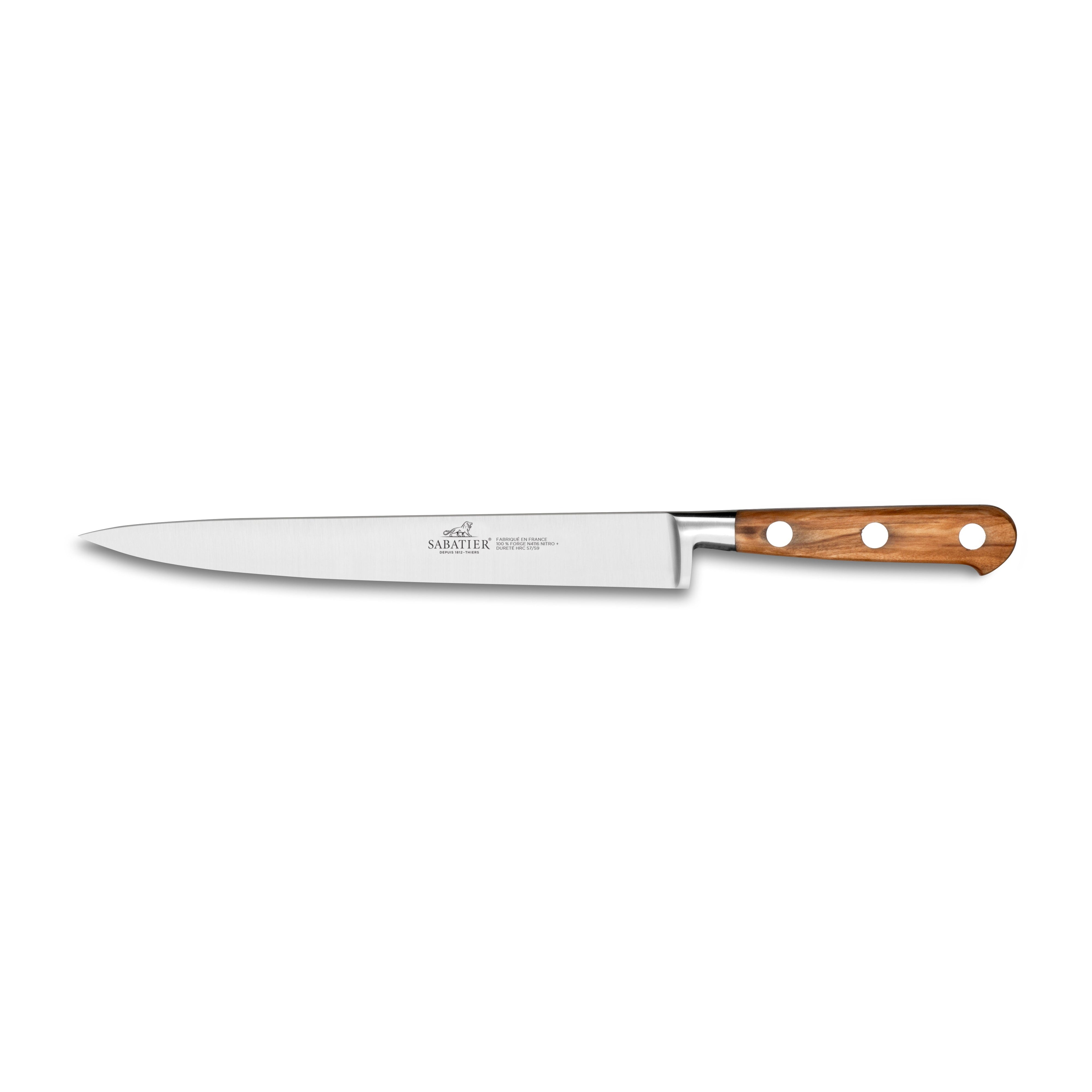 Lion Sabatier Slicing Knife 20cm - Provencao Olive Wood by Lion Sabatier