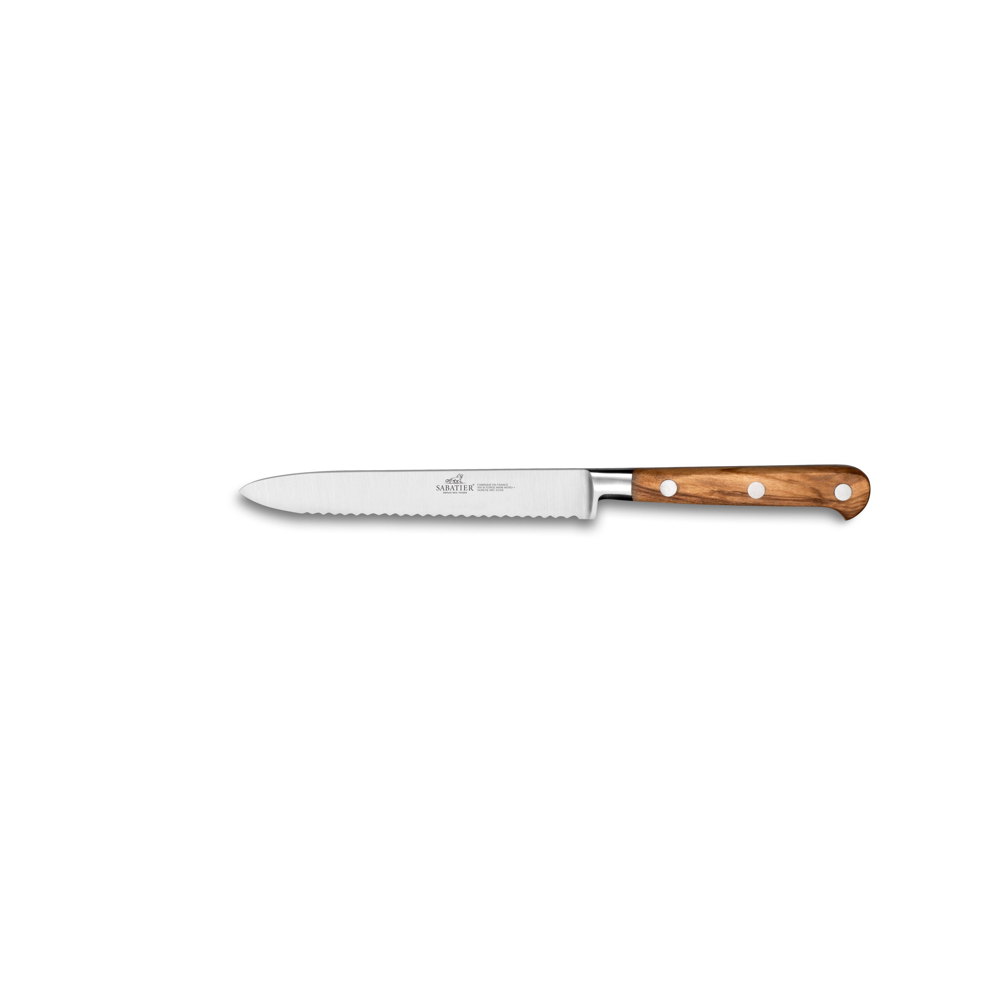 Lion Sabatier 12cm Utility Knife - Provencao Olivewood by Lion Sabatier